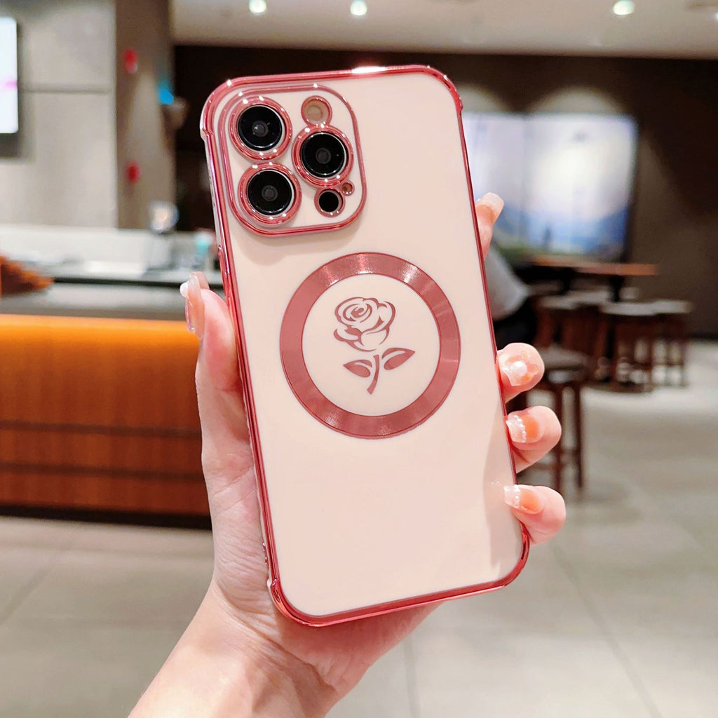 Rose Gold Plated Side Case for iPhone 15 Pro Max