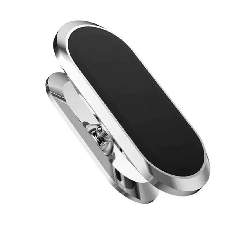 Magnetic Phone Holde for Car [Super Strong 8X Magnets] Magnetic Car Phone Holder Mount 360°Rotation Dashboard Phone Holder Magnetic Car Mount for All Kind of Phones. (Silver)