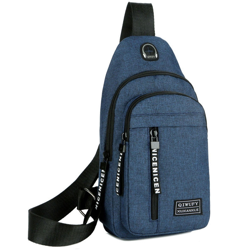 Nylon Oxford Canvas Crossbody Bag for Sports & Casual Use