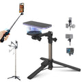 Magnetic Selfie Stick Tripod with RemoteMagnetic Tripod Stand for iPhone 16 15 14 13 12 Pro Max MiniMagnetic Phone Tripod for Magsafe & Android & Compact Camera & GoPro
